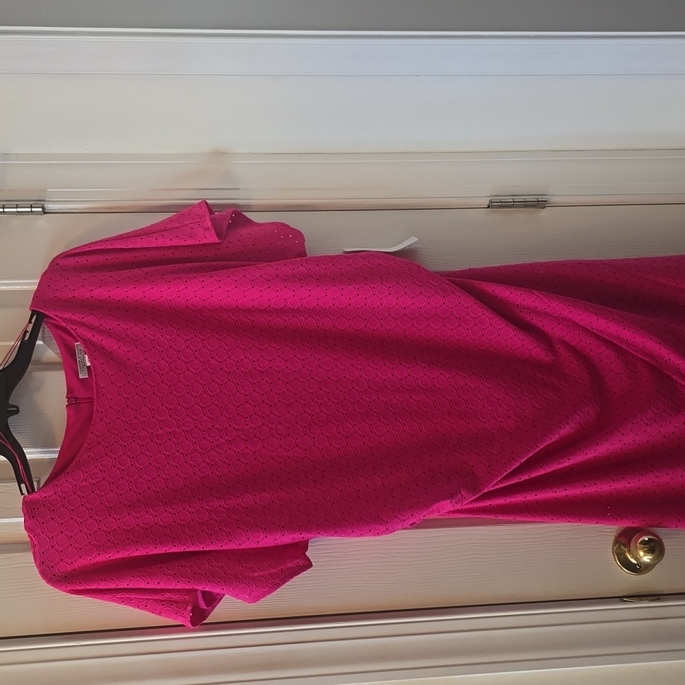 LONDON STYLE COLLECTION BRAND WOMEN'S FUCHSIA DRESS SIZE 12